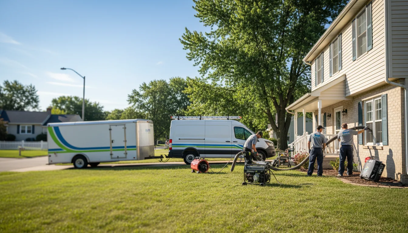 Flooded Basement Restoration And Cleanup With Repair in Ithaca, NE near me